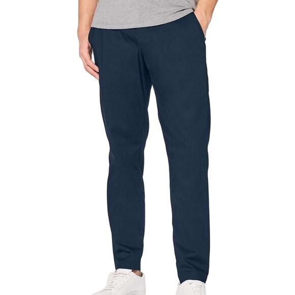 Lululemon Commission Pant Classic Swift Cotton True Navy Men's Size 32 x 28 EUC - Picture 1 of 10